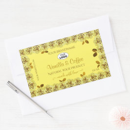 Logo Rose Flower Étiquette élégant