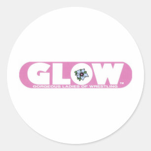 Logo rose GLOW Sticker