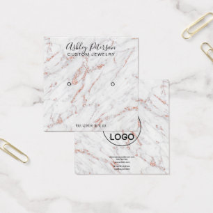Logo rose or parties scintillant marbre étalon d'o