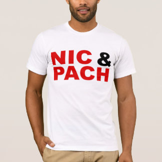 Logo rouge et noir de T-shirt de NIC&PACH