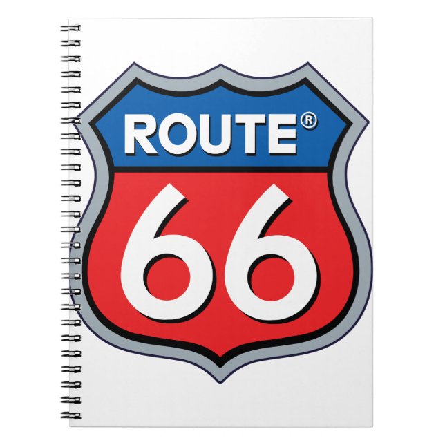 Logo "Route 66" Notizblock (Vorderseite)