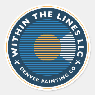 Logo Runder Aufkleber