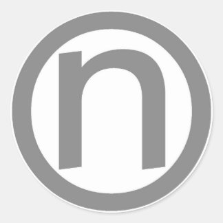 Logo Runder Aufkleber