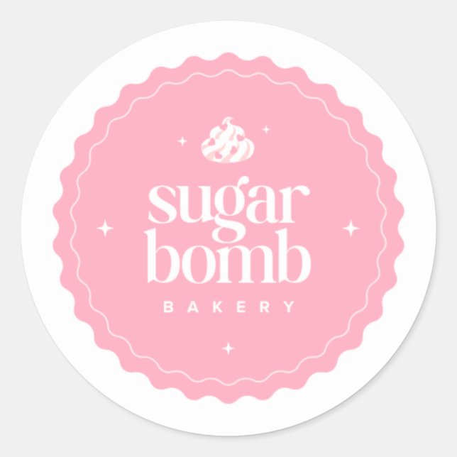 Logo Runder Aufkleber (Vorderseite)