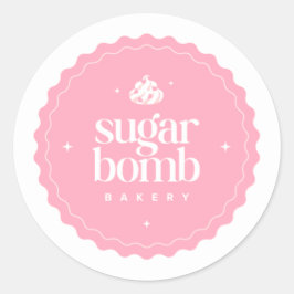 Logo Runder Aufkleber