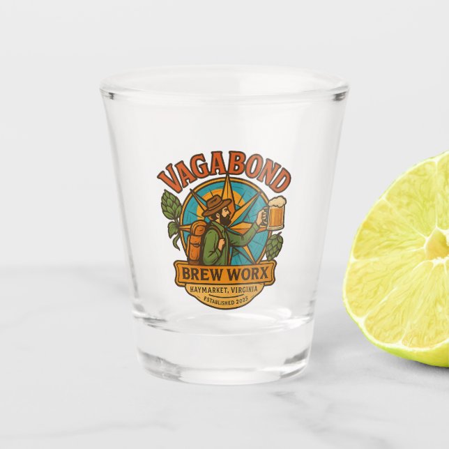 Logo-Schnapsglas Glagg Schnapsglas (Vorderseite)