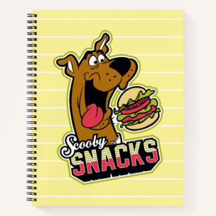 Logo "Scooby-Doo "Scooby Snacks" Notizbuch