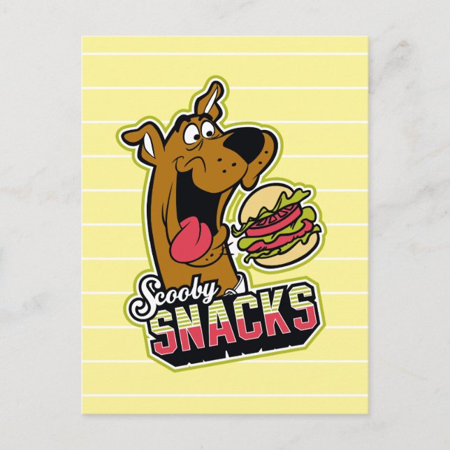 Logo "Scooby-Doo "Scooby Snacks" Postkarte (Vorderseite)