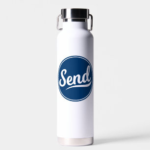 Logo senden trinkflasche