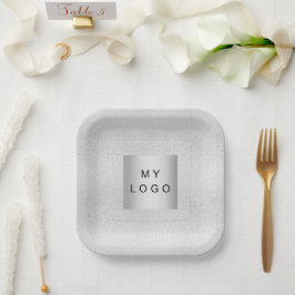 Logo-Servietten Pappteller