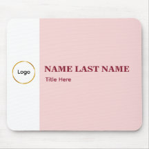 Logo Simple Blush Pink Name Titel hinzufügen