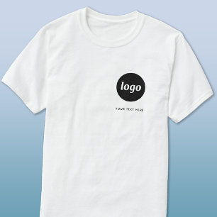 Logo simple et T-shirt Entreprise textuel