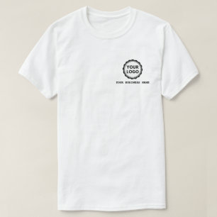 Logo simple et T-shirt Entreprise textuel
