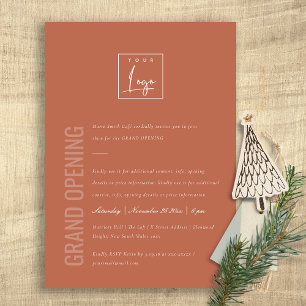 Logo simple minimal Business Grand Invitation d'ou