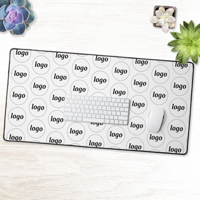 Logo simple Motif d'entreprise (Logo pattern business promotional desk mat)
