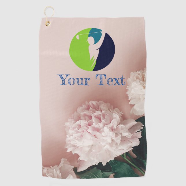 Logo simple serviettes de golf (Devant)