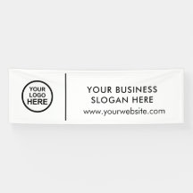 Logo-Slogan und Text-Werbebanner hinzufügen