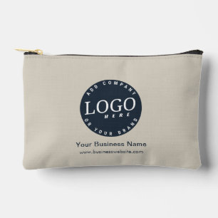 Logo-Slogan und Website-Werbeaktion Zubehörtasche