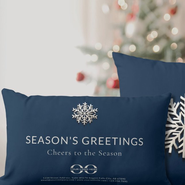 Logo Snowflake Lumbar Kissen (Von Creator hochgeladen)