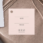 Logo Social Media Beruflich Gefallen Tags Geschenkanhänger<br><div class="desc">Fügen Sie Ihr Logo hinzu.</div>