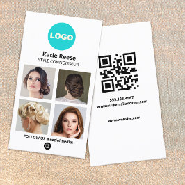 Logo Social Media Foto Card - Instagramm Visitenkarte