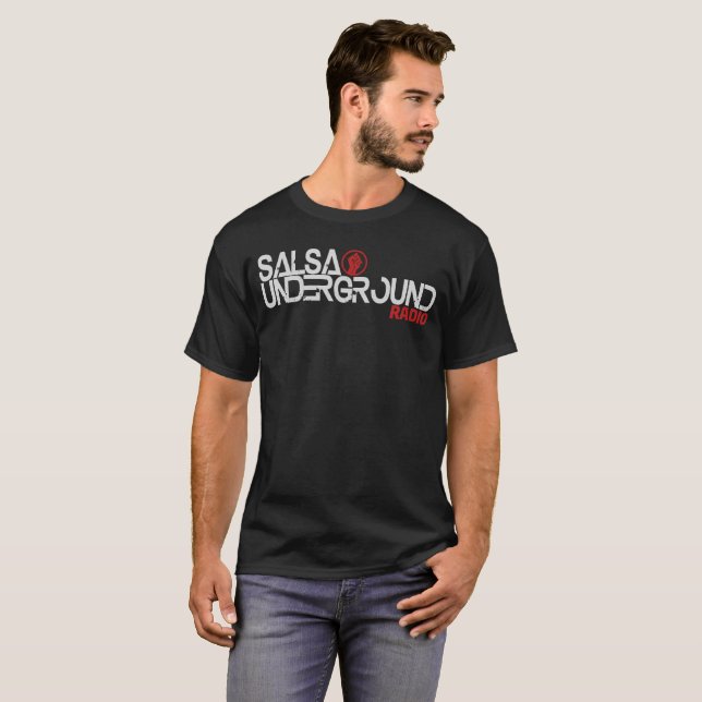 Logo souterrain 2 d'hommes de T-shirt de Salsa (Devant entier)