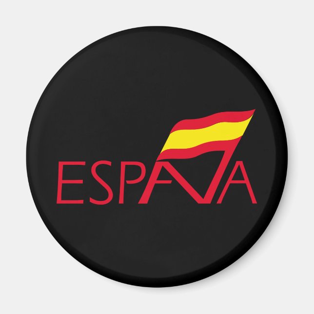 Logo Spaniens Magnet (Vorne)