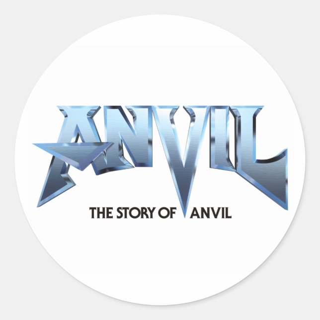 LOGO-STICKER FÜR DIE WEISSE ANVILLKRAFT RUNDER AUFKLEBER (Vorderseite)