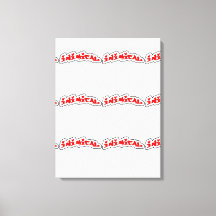 Logo-Stretchierte Canvas-Printwerbung