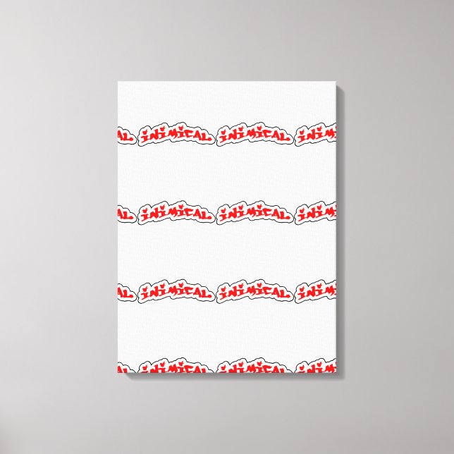 Logo-Stretchierte Canvas-Printwerbung Leinwanddruck (Vorderseite)