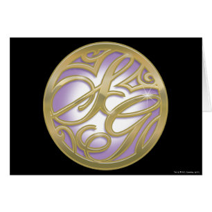 Logo Supergirl Gold & Purple Circle