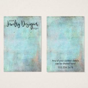 Logo sur Aqua Vintage Grunge Écran Porte-oreilles