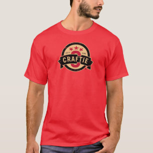 Logo sur le T-shirt rouge
