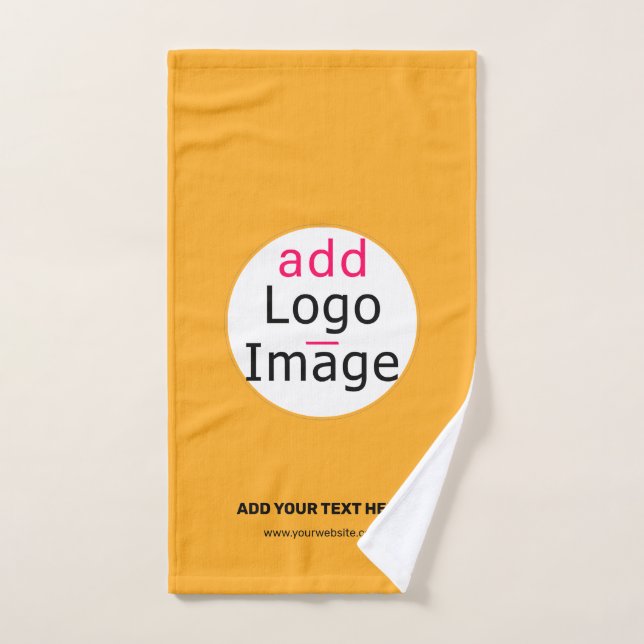 Logo sur mesure pour le business chic Macaroni & f (Serviette à main)