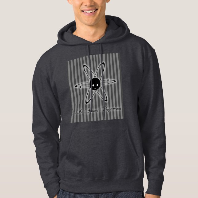 Logo-Sweatshirt-Grau Hoodie (Vorderseite)