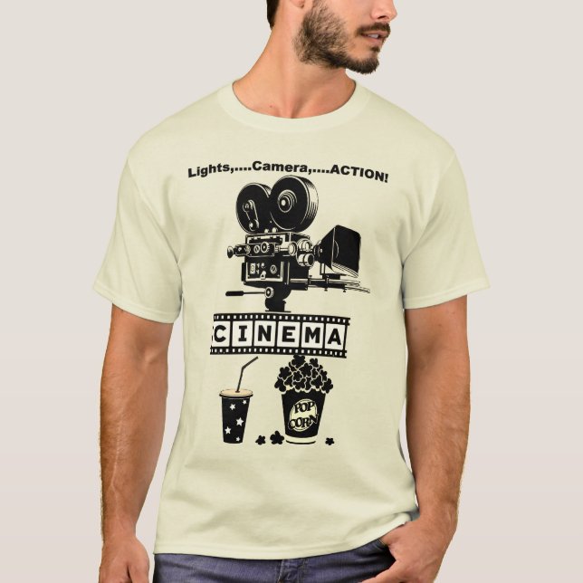 Logo & T-Shirt "CINEMA" (Devant)