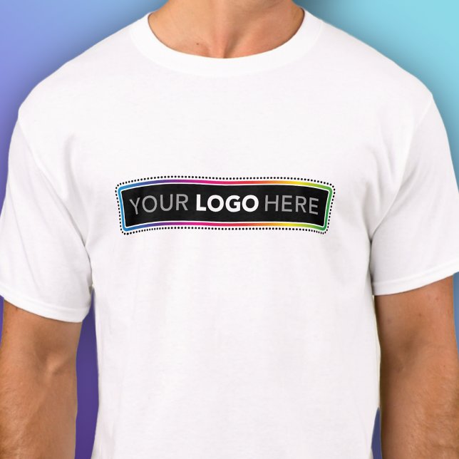 Logo T-Shirt - Custom Business Apparel - Wide Logo (Von Creator hochgeladen)
