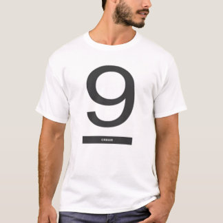 Logo-T-Shirt der Creme-9 T-Shirt