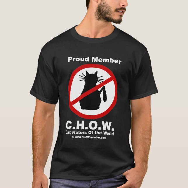 Logo-T - Shirt Katzehaters-C.H.O.W. (Vorderseite)