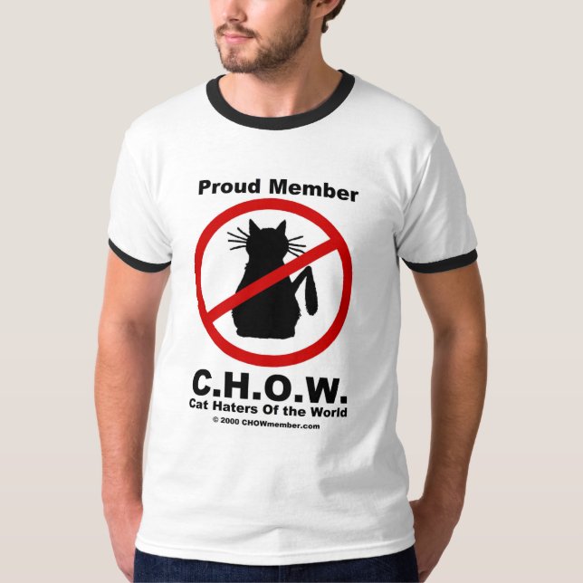 Logo-T - Shirt Katzehaters-C.H.O.W. (Vorderseite)