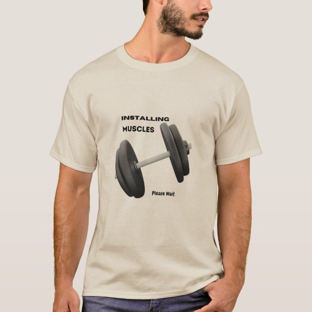 Logo T-shirt Musculation (Devant)