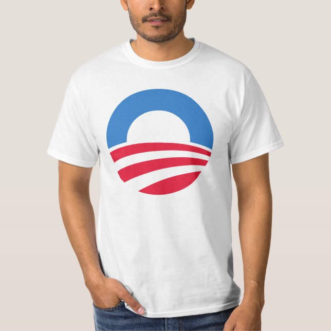 Logo-T-Shirt Präsidenten-Barack Obama T-Shirt (Vorderseite)