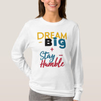 Logo T-shirt / sweat - shirt à capuche "Dream Big+