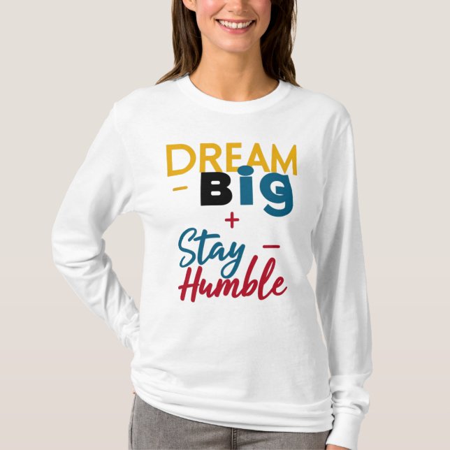 Logo T-shirt / sweat - shirt à capuche "Dream Big+ (Devant)