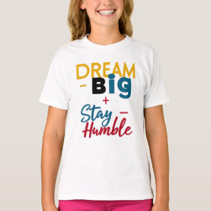 Logo T-shirt / sweat - shirt à capuche "Dream Big+