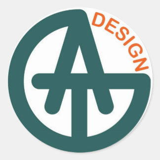 Logo_tag_design Runder Aufkleber