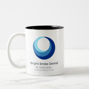 Logo-Tasse der medizinischen Klinik Zweifarbige Tasse