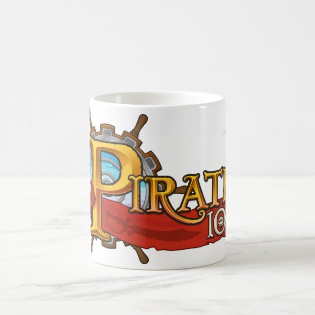 Logo-Tasse des Piraten-101 Kaffeetasse (Mittel)