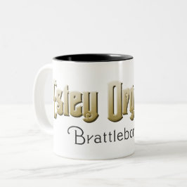 Logo-Tasse Estey Organ-Co. Zweifarbige Tasse