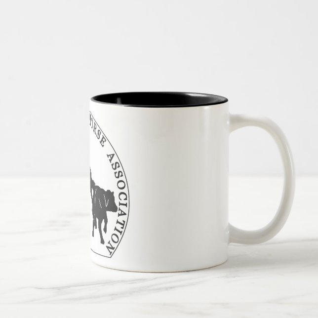 Logo Tassen-Cabernets CHA Blanc Noir Zweifarbige Tasse (Rechts)